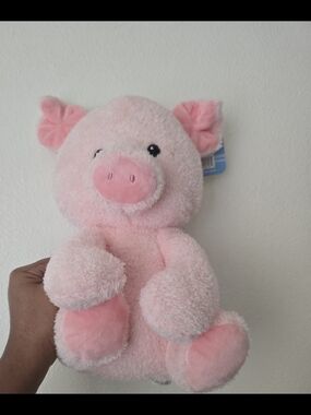 Pink Plush Pig Soft Toy for Kids - Cute Cuddly Stuffed Animal